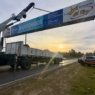 Puesta en valor del cartel de ingreso a San José sobre la Ruta Provincial Nº 130 (ex 26)